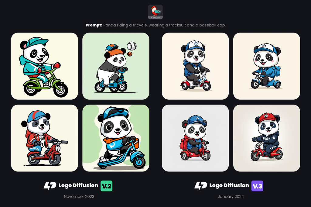 screenshot of Logo Diffusion